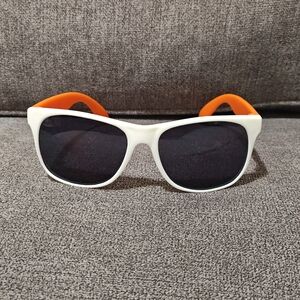Success Academy Kids White Orange Shades Sunglasses Classic Style Fashion Unisex